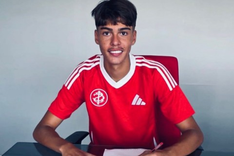 Jogador Filipe Gabriel,  que começou no Real Clube de Itumbiara, despede-se do Mirassol e assina contrato com  Internacional de Porto Alegre
